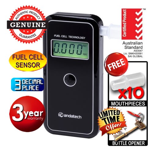 AlcoSense - Stealth Personal Fuel Cell Breathalyser Andatech