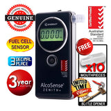 AlcoSense - Zenith+ Professional Industrial Grade Fuel Cell Breathalyser Andatech